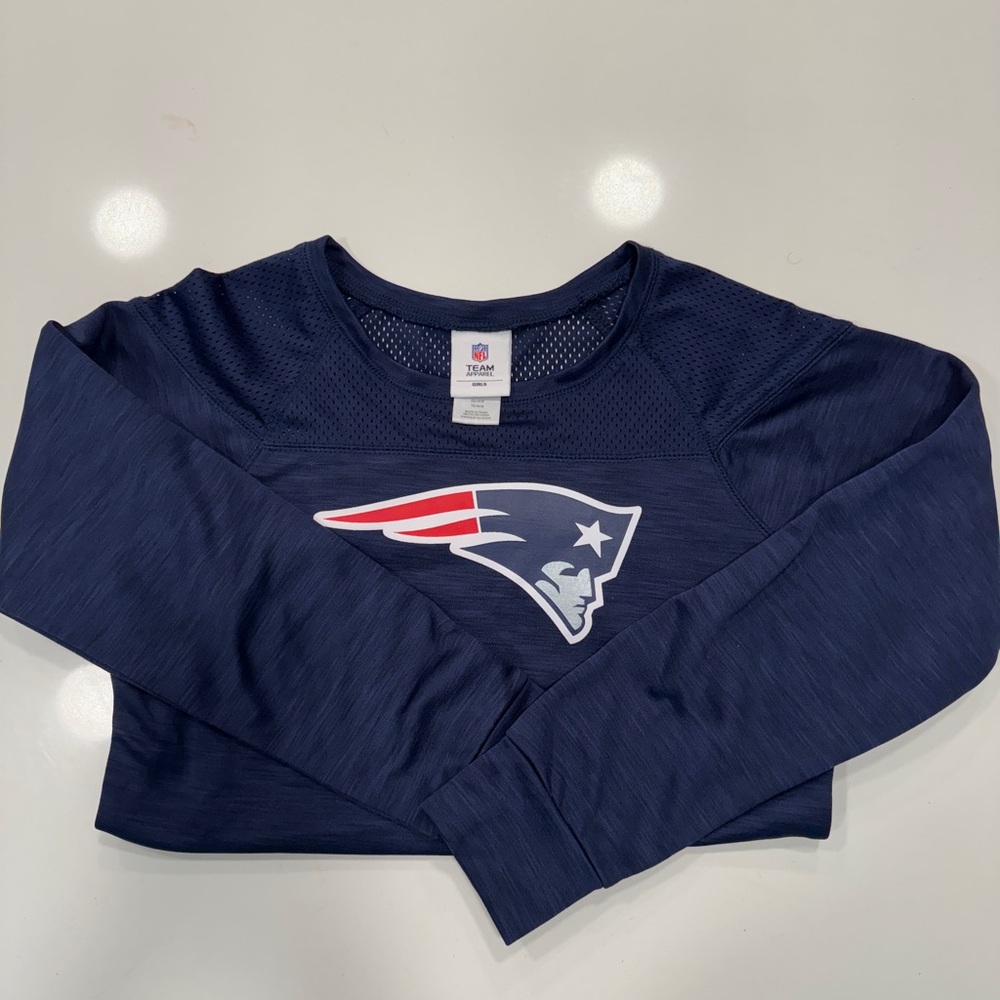 Kids Navy Blue Patriots sweatshirt XL 14/16